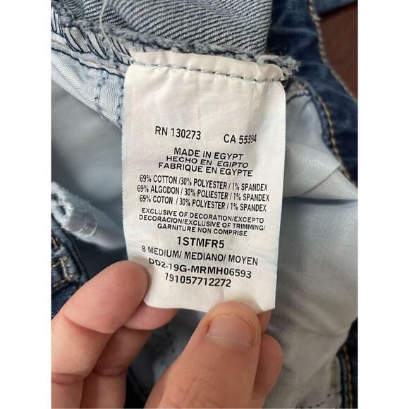 Lee Riders Midrise Straight Dark Wash Jeans Size 8 - Picture 5 of 5